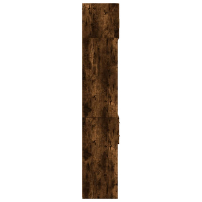 Skåp Rökfärgad Ek 70x42,5x225 cm