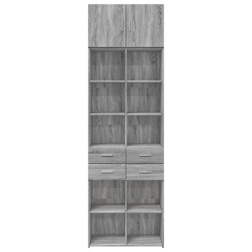 Skåp Sonoma Grå 70x42,5x225 cm
