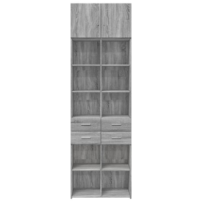 Skåp Sonoma Grå 70x42,5x225 cm