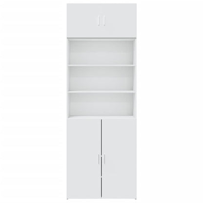Skåp Vit 80x42,5x225 cm