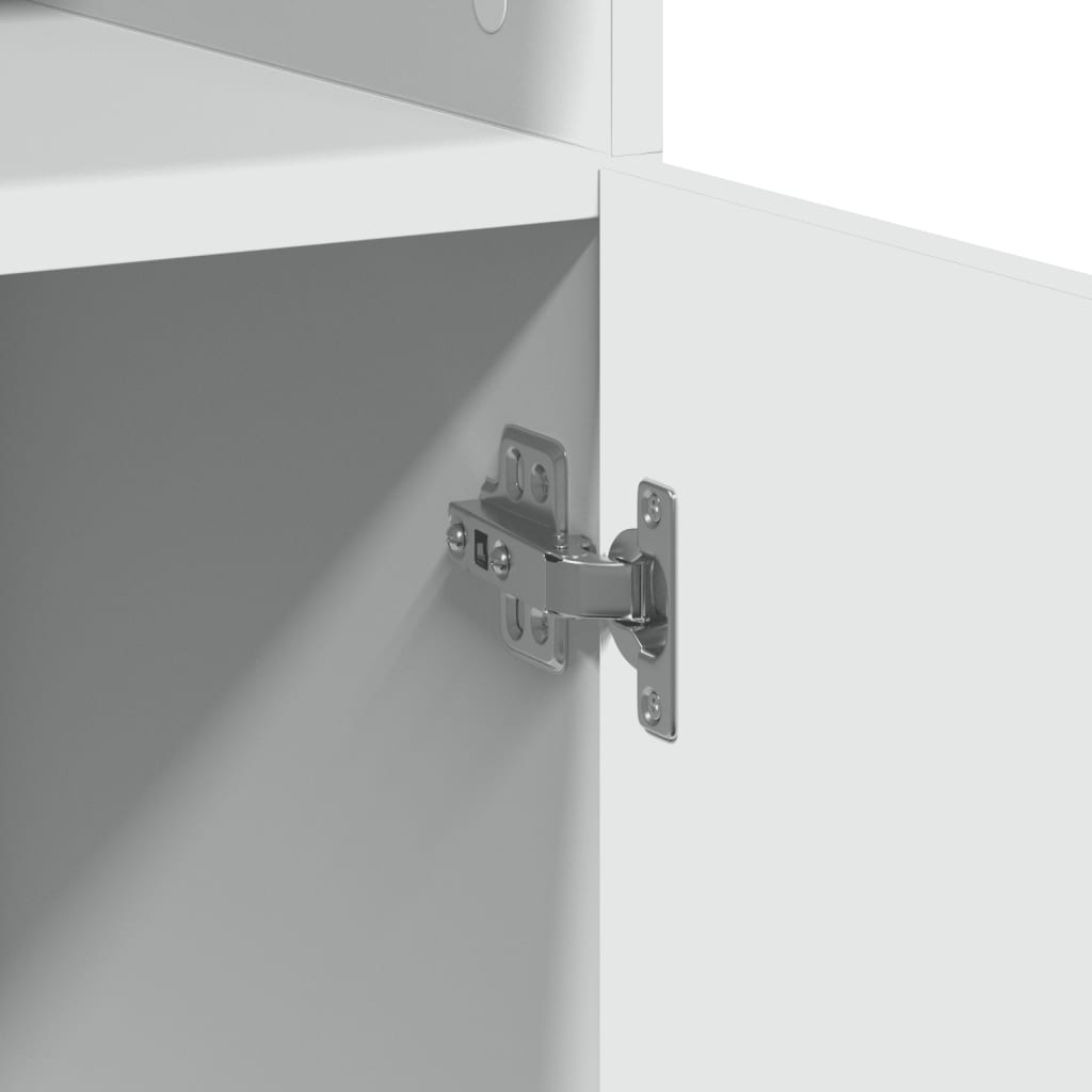 Skåp Vit 80x42,5x225 cm