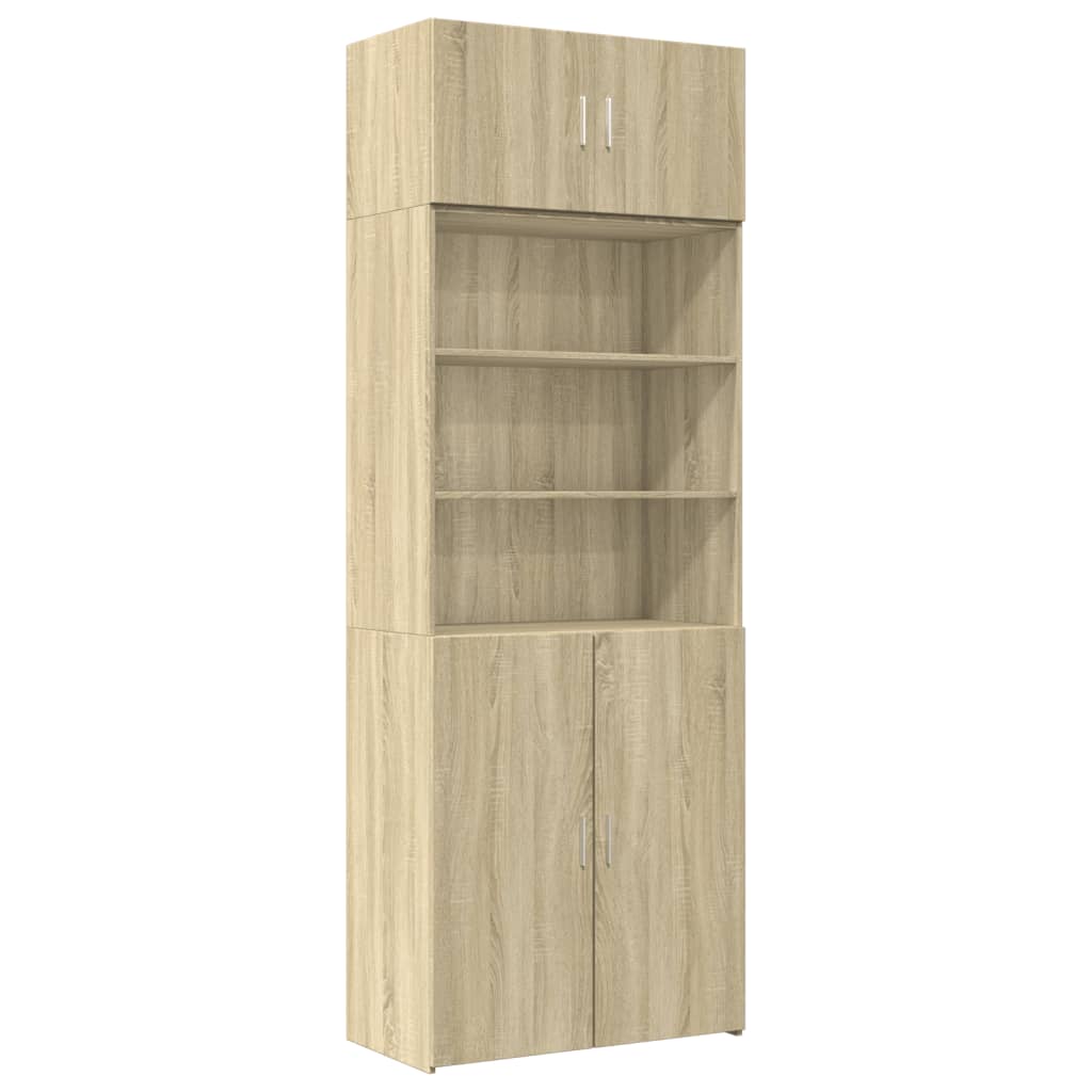 Skåp Sonoma Ek 80x42,5x225 cm