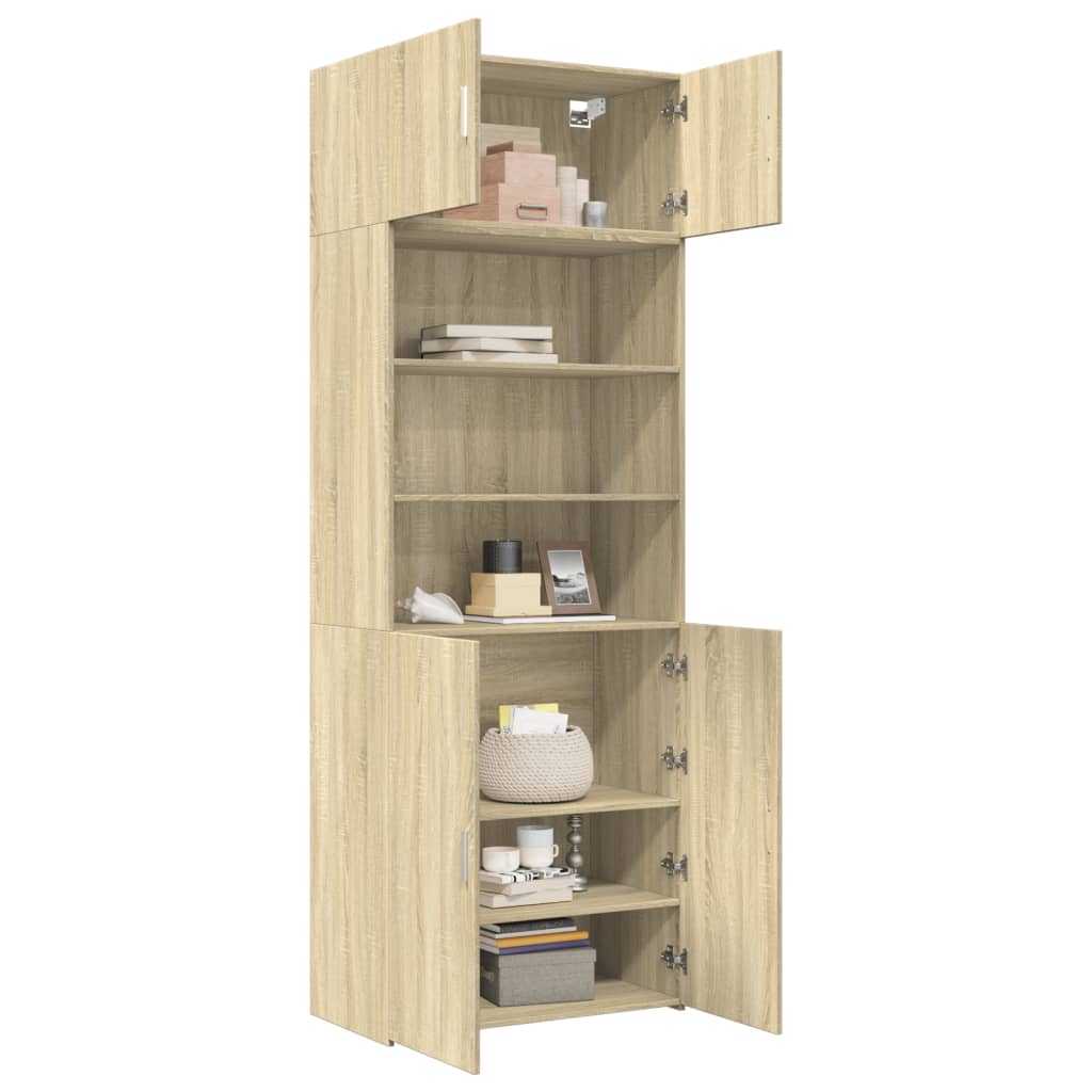 Skåp Sonoma Ek 80x42,5x225 cm