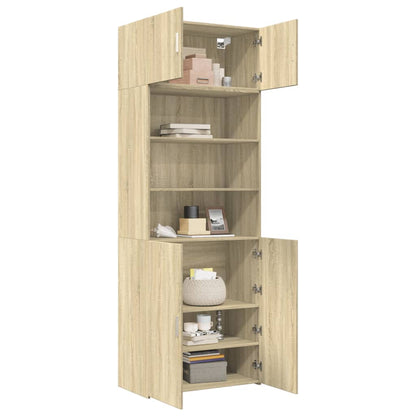 Skåp Sonoma Ek 80x42,5x225 cm