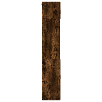 Skåp Rökfärgad Ek 80x42,5x225 cm
