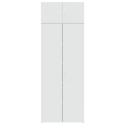 Skåp Vit 80x42,5x225 cm