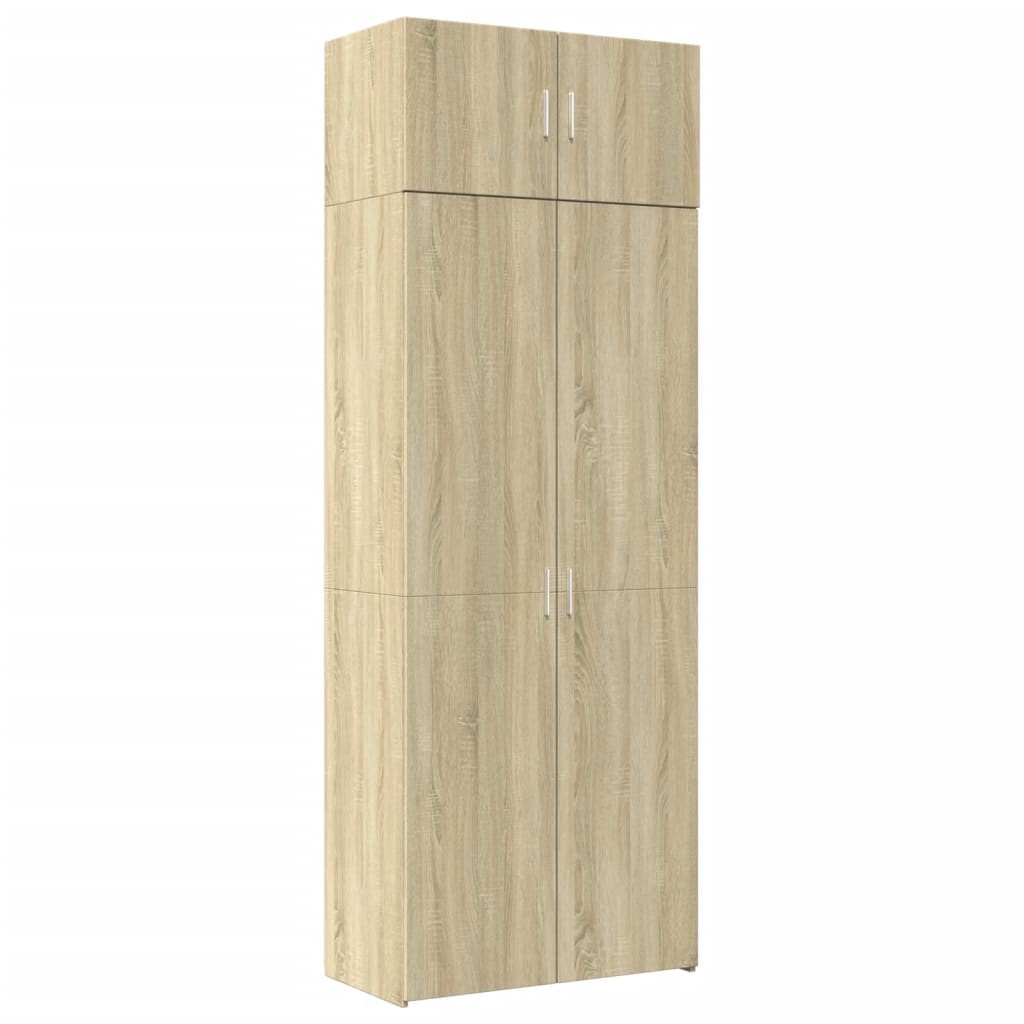 Skåp Sonoma Ek 80x42,5x225 cm