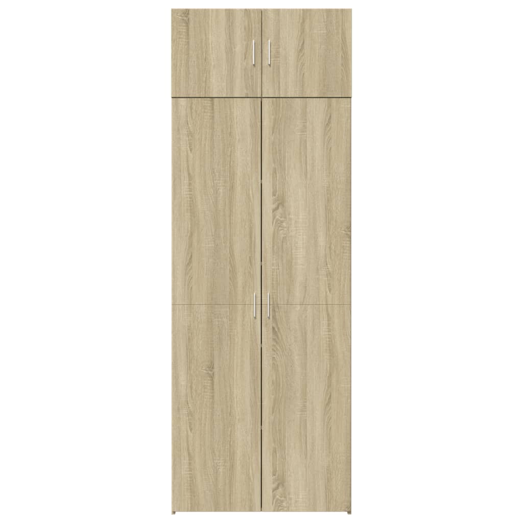 Skåp Sonoma Ek 80x42,5x225 cm