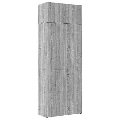 Skåp Sonoma Grå 80x42,5x225 cm