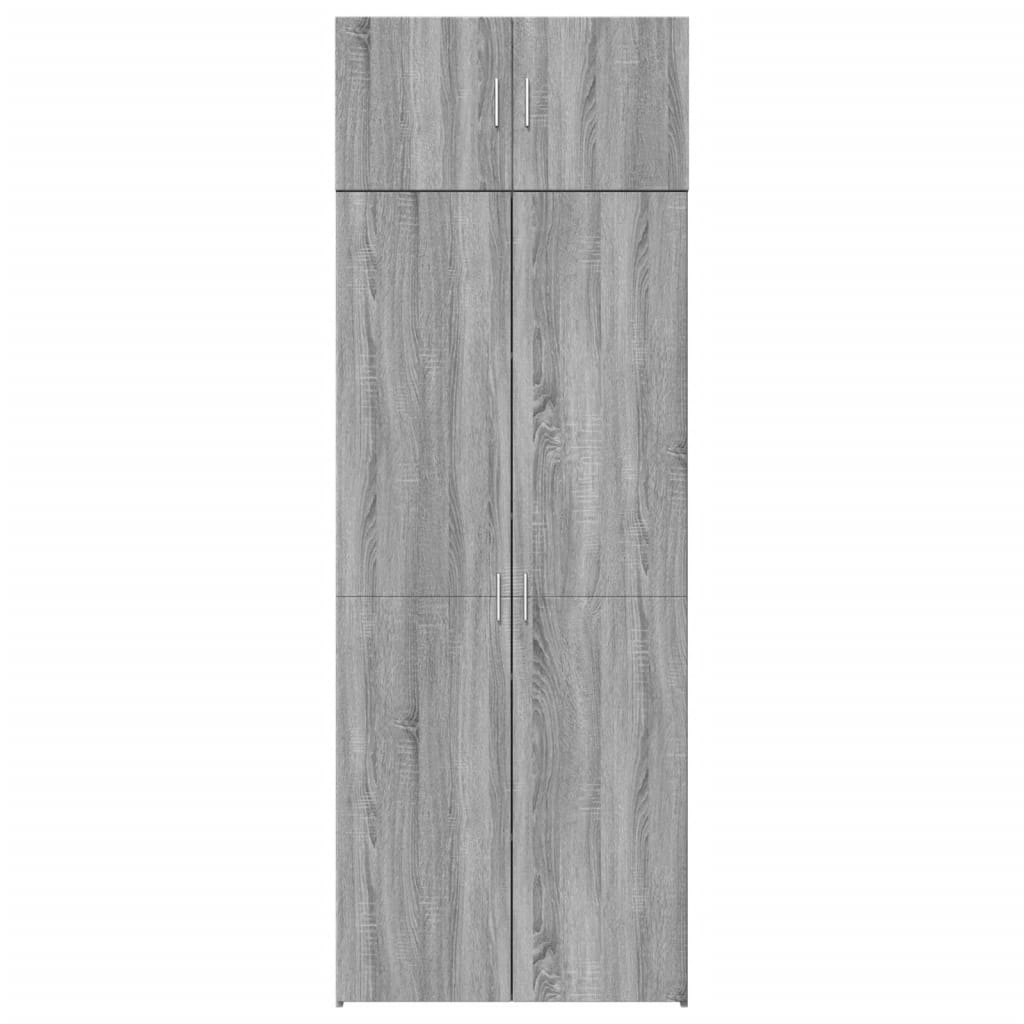 Skåp Sonoma Grå 80x42,5x225 cm