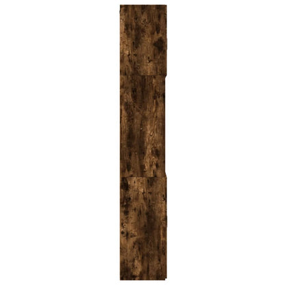 Skåp Rökfärgad Ek 80x42,5x249 cm