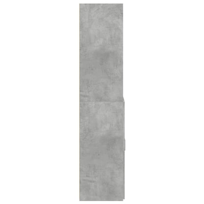 Skåp Betonggrå 70x42,5x185 cm
