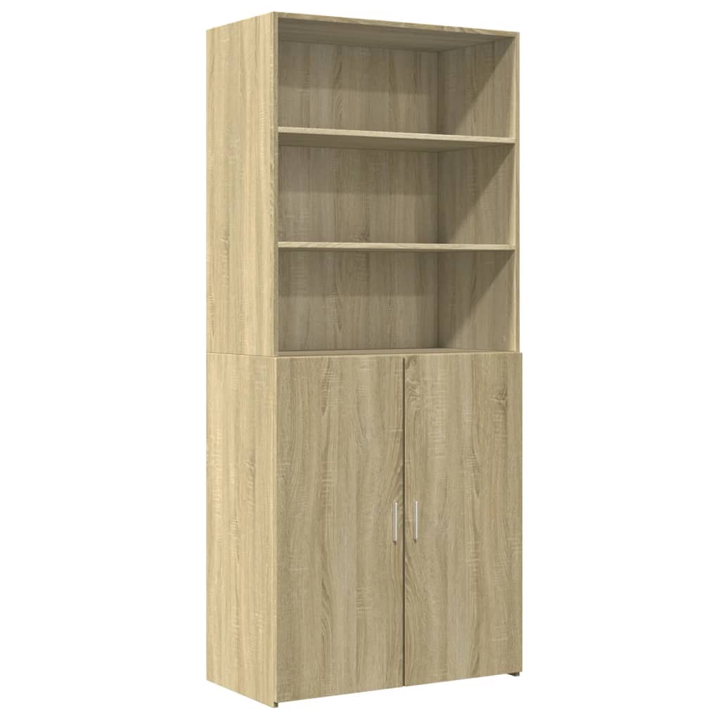 Skåp Sonoma Ek 80x42,5x185 cm