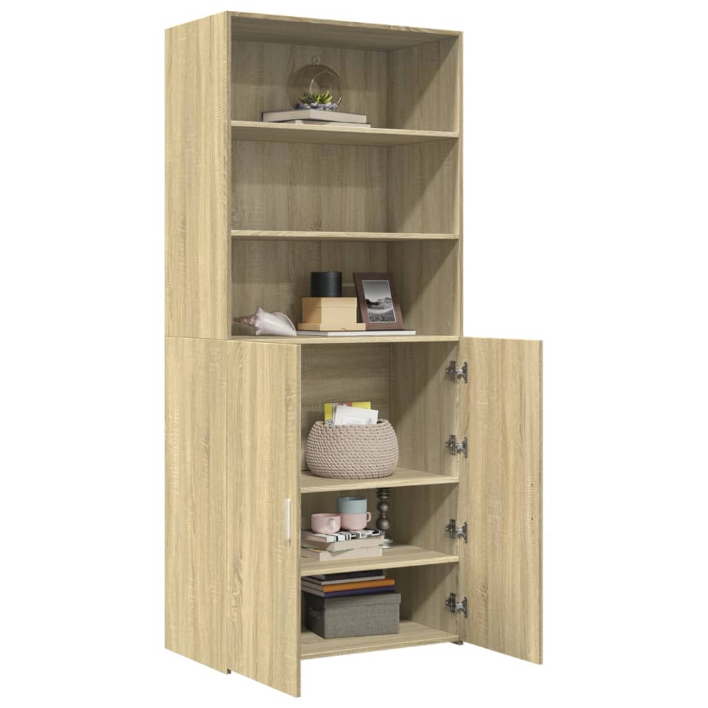 Skåp Sonoma Ek 80x42,5x185 cm