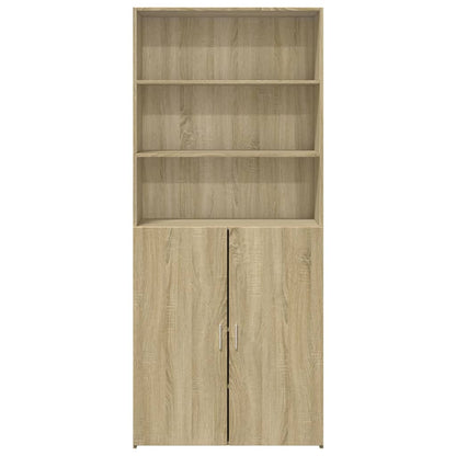 Skåp Sonoma Ek 80x42,5x185 cm