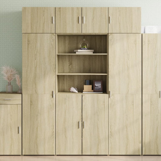 Skåp Sonoma Ek 80x42,5x185 cm