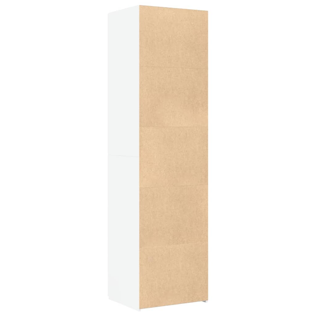 Skåp Vit 50x42,5x185 cm