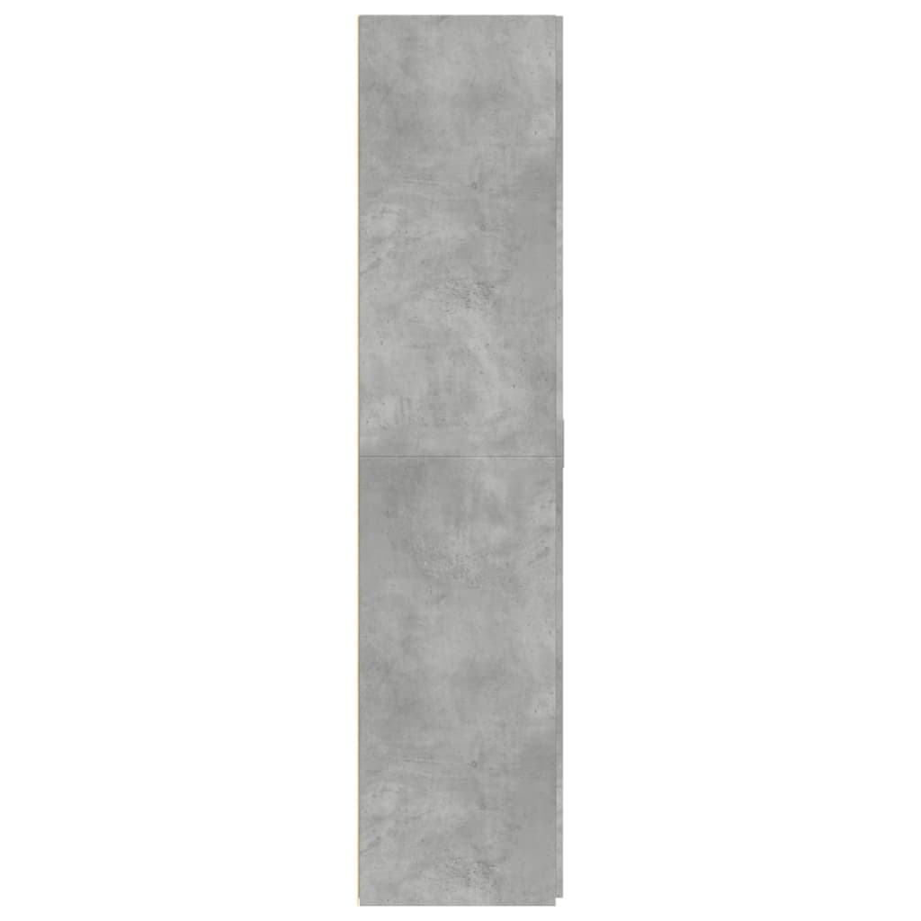 Skåp Betonggrå 70x42,5x185 cm
