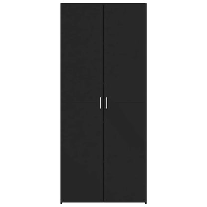 Skåp Svart 70x42,5x185 cm