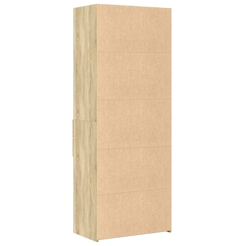 Skåp Sonoma Ek 70x42,5x185 cm