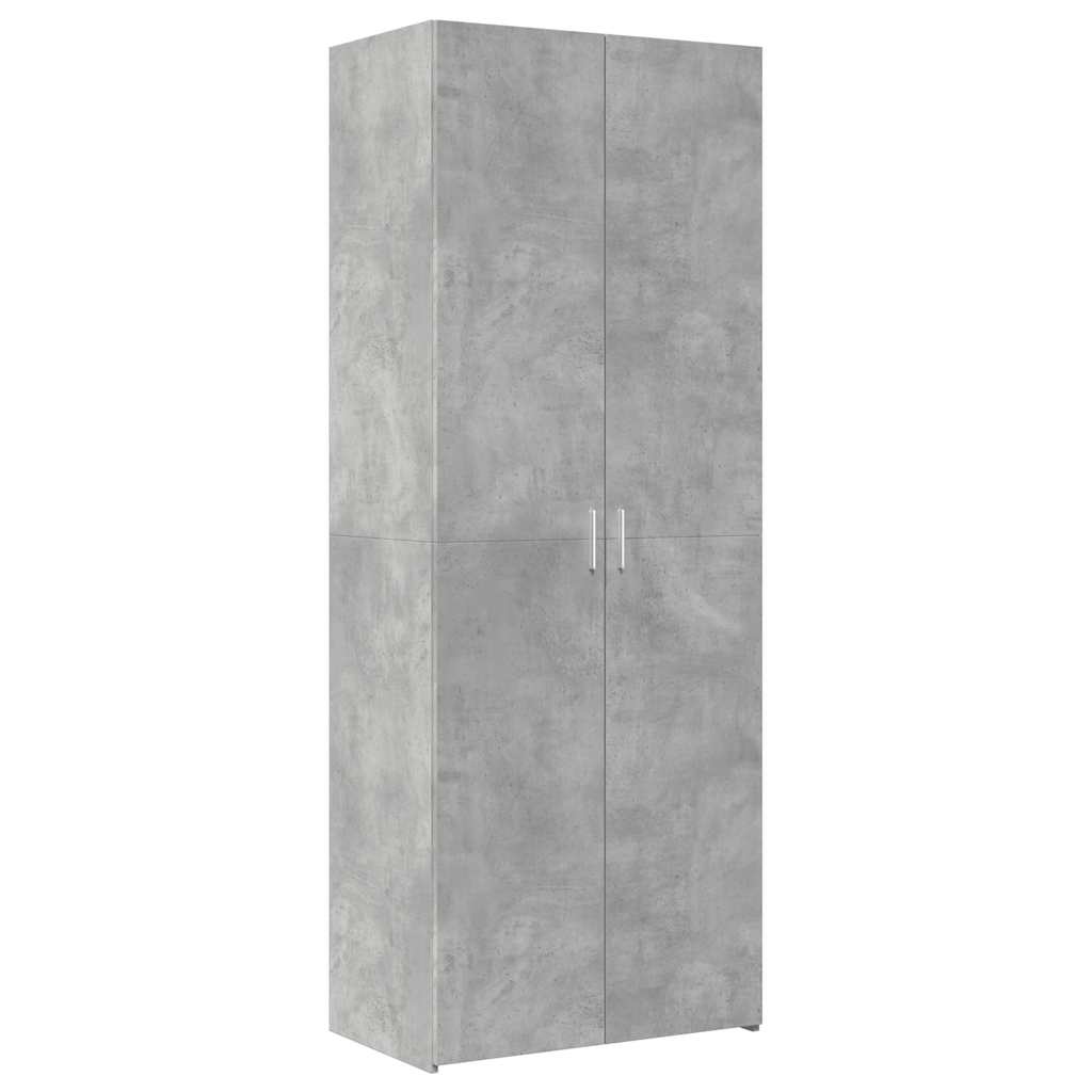 Skåp Betonggrå 70x42,5x185 cm