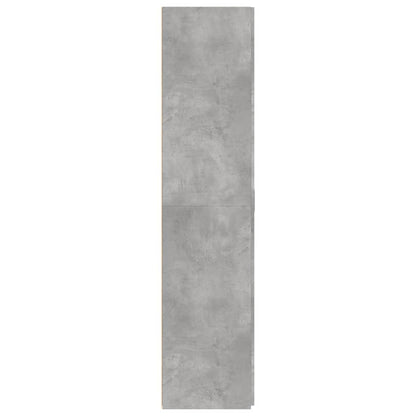 Skåp Betonggrå 70x42,5x185 cm