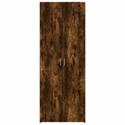 Skåp Rökfärgad Ek 70x42,5x185 cm