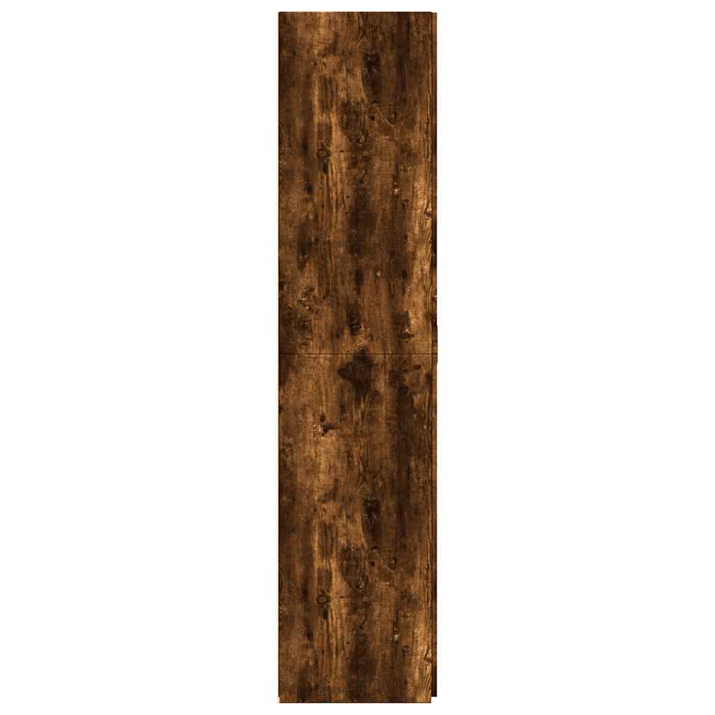 Skåp Rökfärgad Ek 70x42,5x185 cm