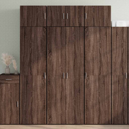 Skåp Brun Ek 70x42,5x185 cm