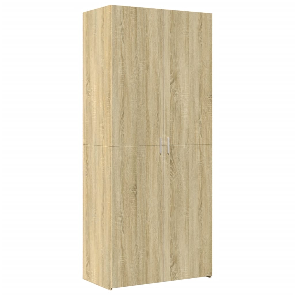 Skåp Sonoma Ek 80x42,5x185 cm