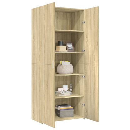 Skåp Sonoma Ek 80x42,5x185 cm