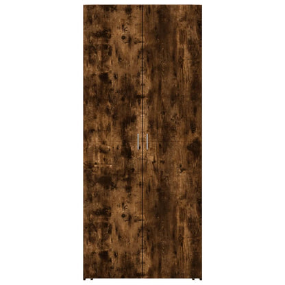 Skåp Rökfärgad Ek 80x42,5x185 cm
