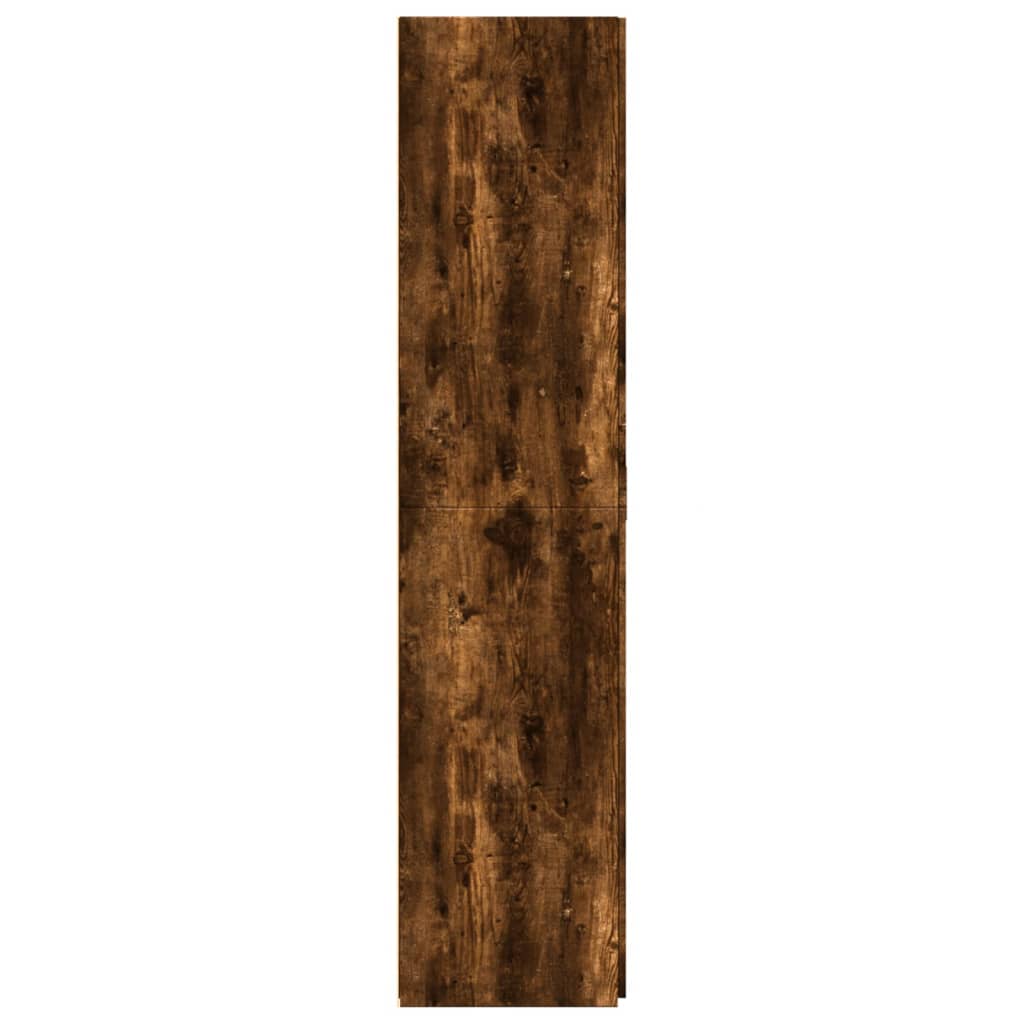 Skåp Rökfärgad Ek 80x42,5x185 cm