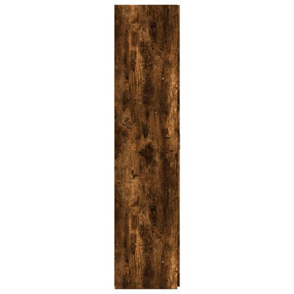 Skåp Rökfärgad Ek 80x42,5x185 cm