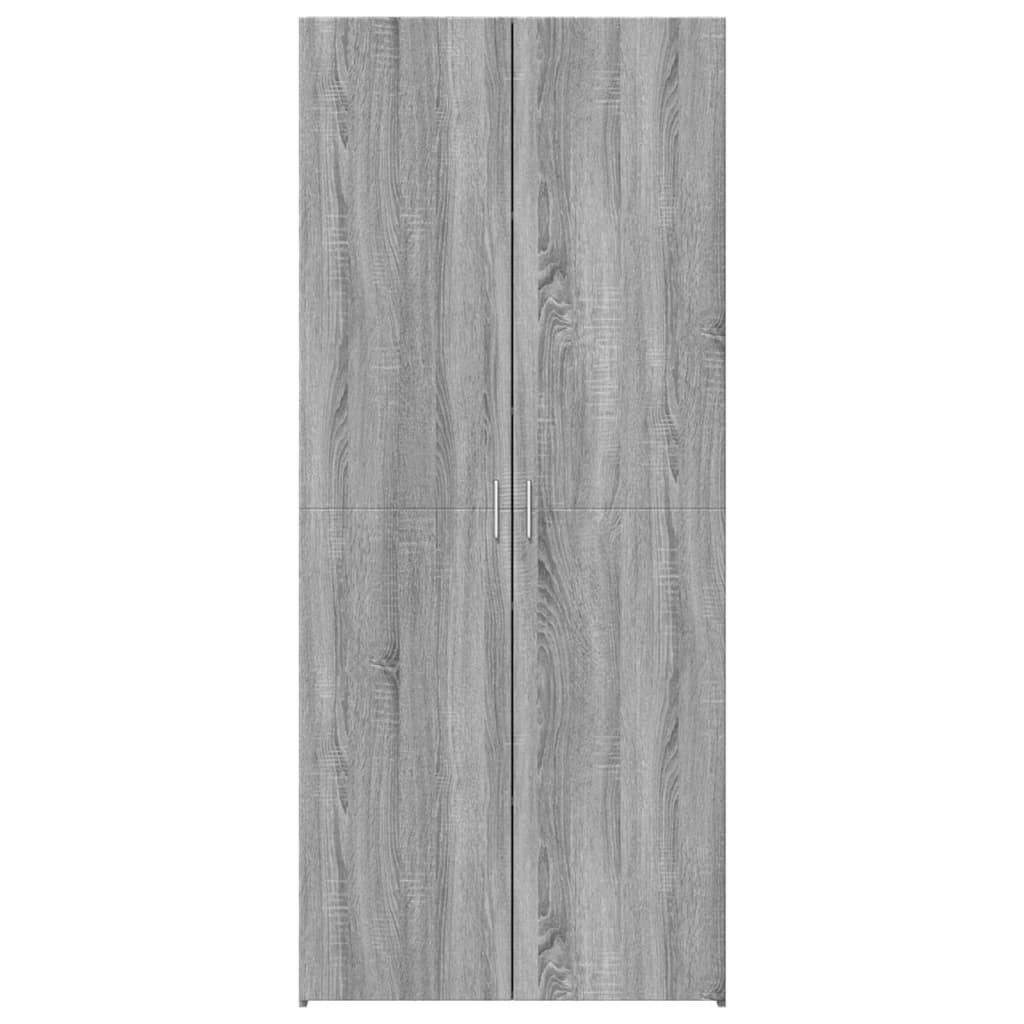 Skåp Sonoma Grå 80x42,5x185 cm