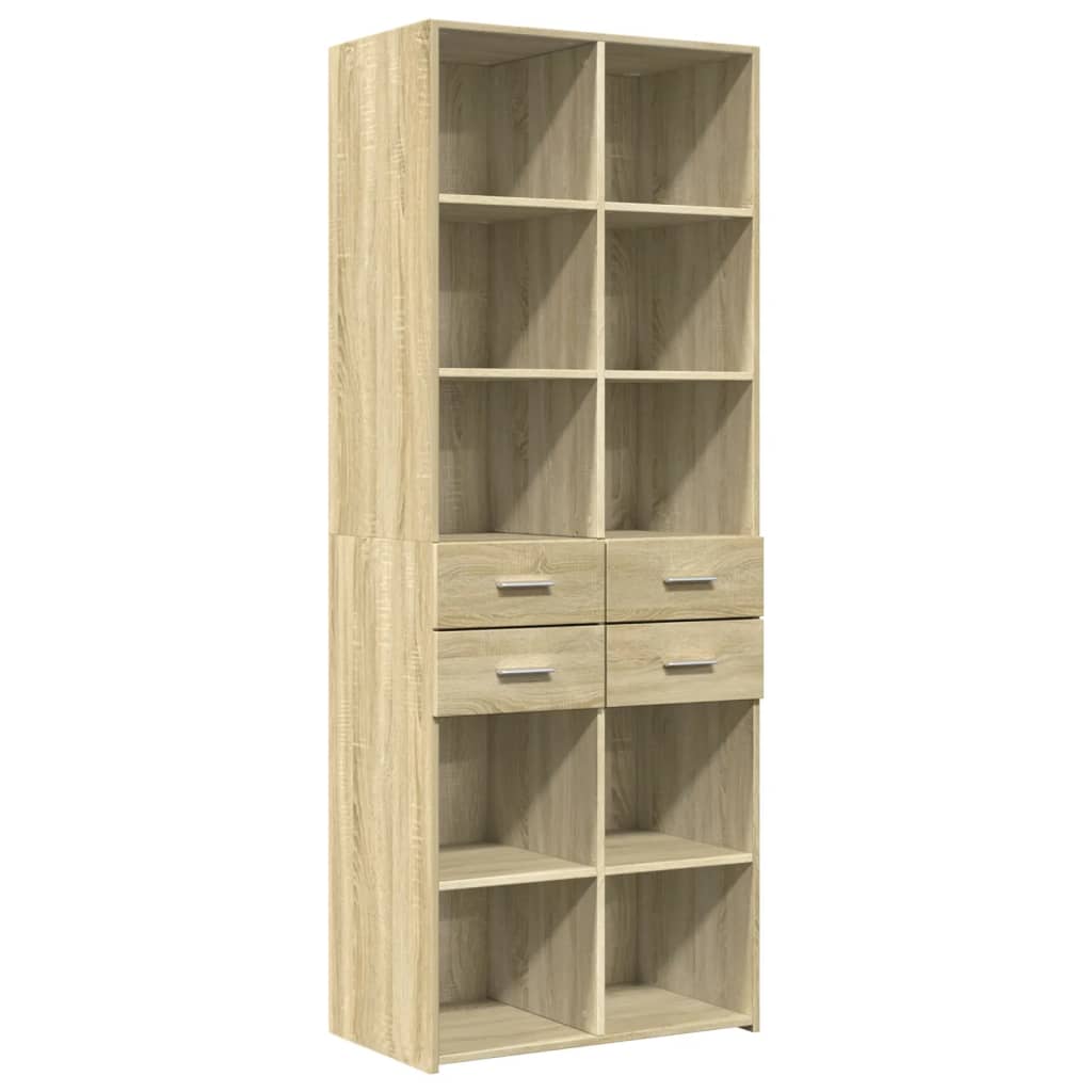 Skåp Sonoma Ek 70x42,5x185 cm