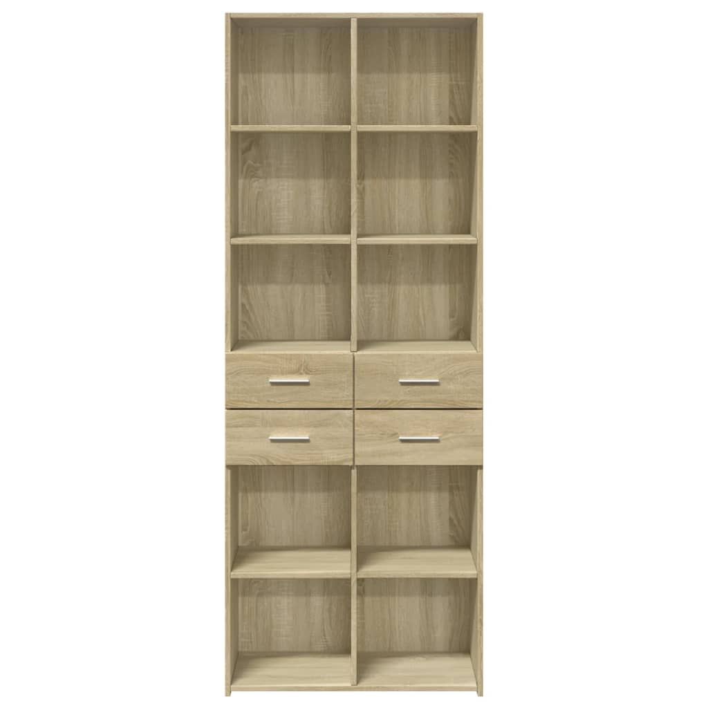 Skåp Sonoma Ek 70x42,5x185 cm
