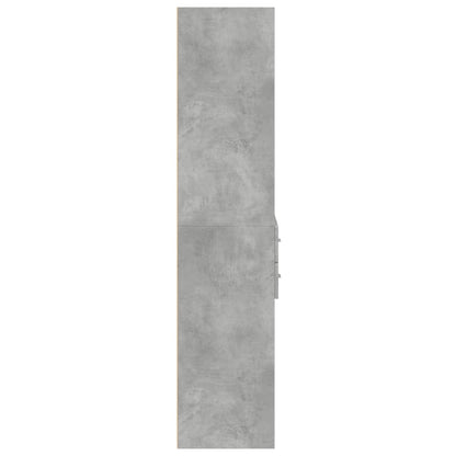 Skåp Betonggrå 70x42,5x185 cm