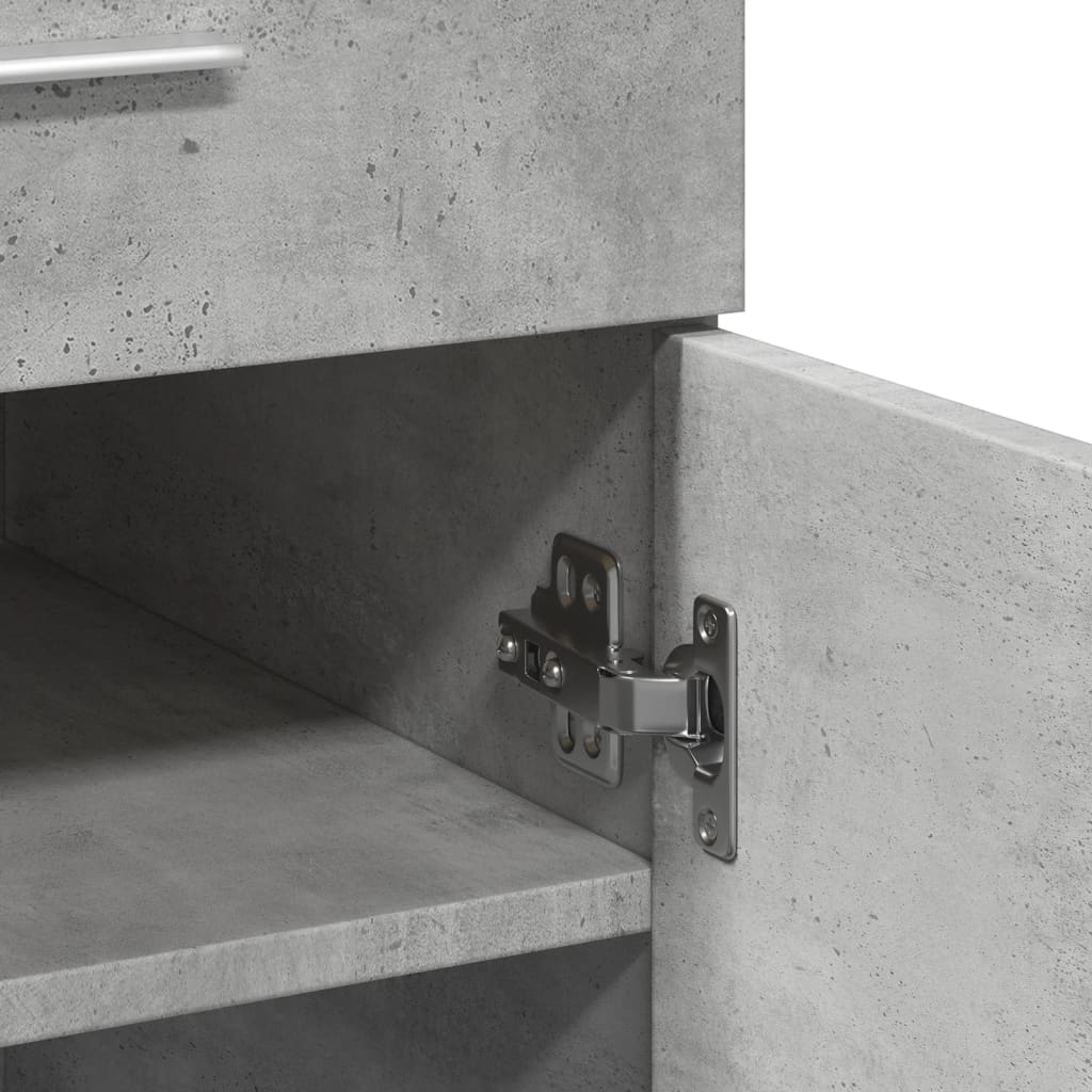 Skänk Betonggrå 80x42,5x93 cm