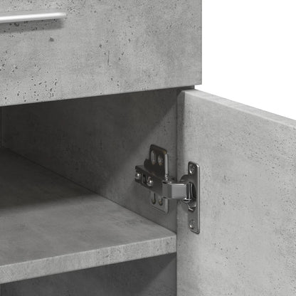 Skänk Betonggrå 80x42,5x93 cm