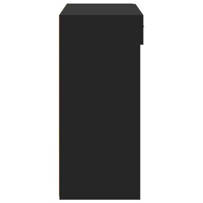 Skänk Svart 80x42,5x93 cm