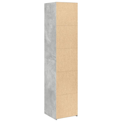 Skåp Betonggrå 40x41x185 cm