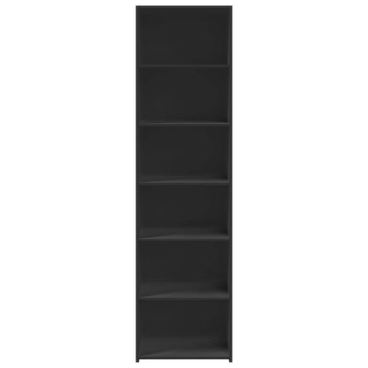 Skåp Svart 50x41x185 cm