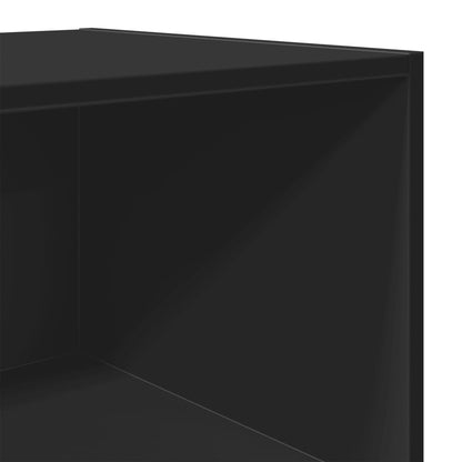 Skåp Svart 50x41x185 cm