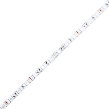 Sidobord Vit med LEDs 40x40x30 cm