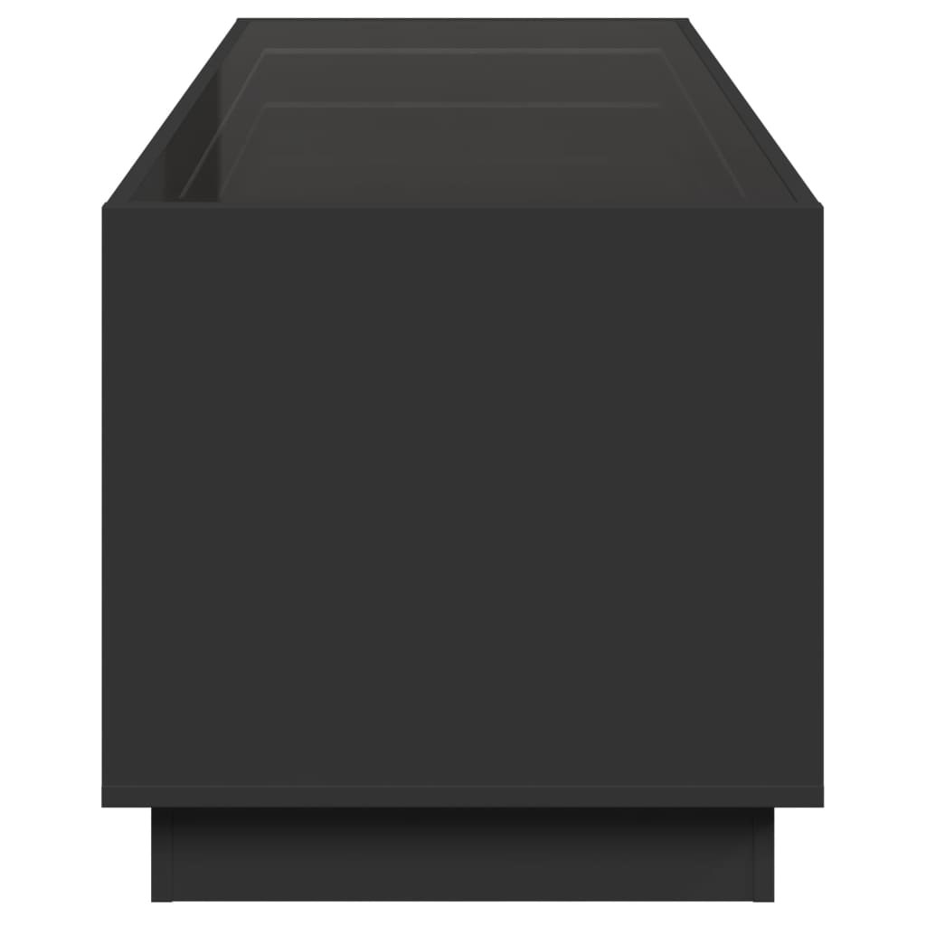 Soffbord Svart med Infinity LEDs 90x50x50 cm