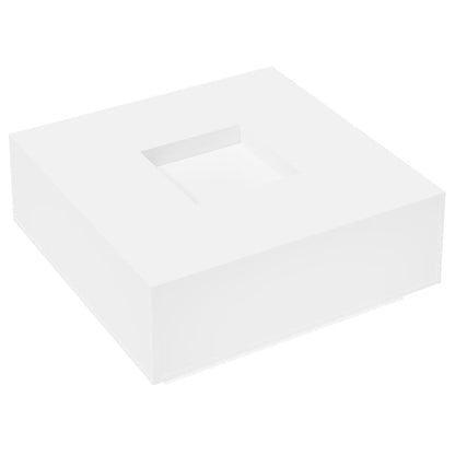 Soffbord Vit 100x100x40 cm