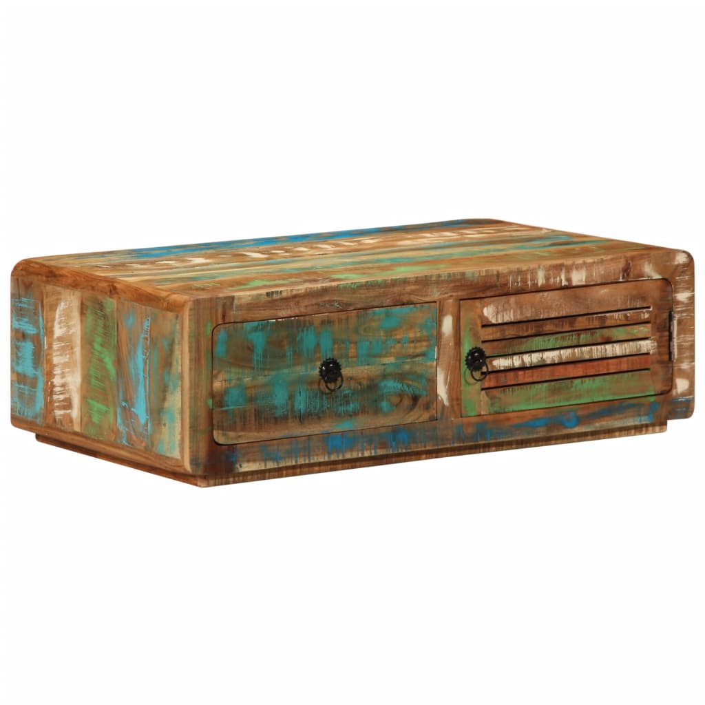 Soffbord Trä 89x55x29 cm massivt återvunnet trä