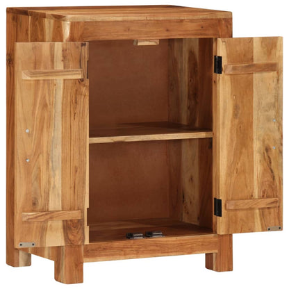 Skänk Trä 55x35x75 cm massivt akaciaträ