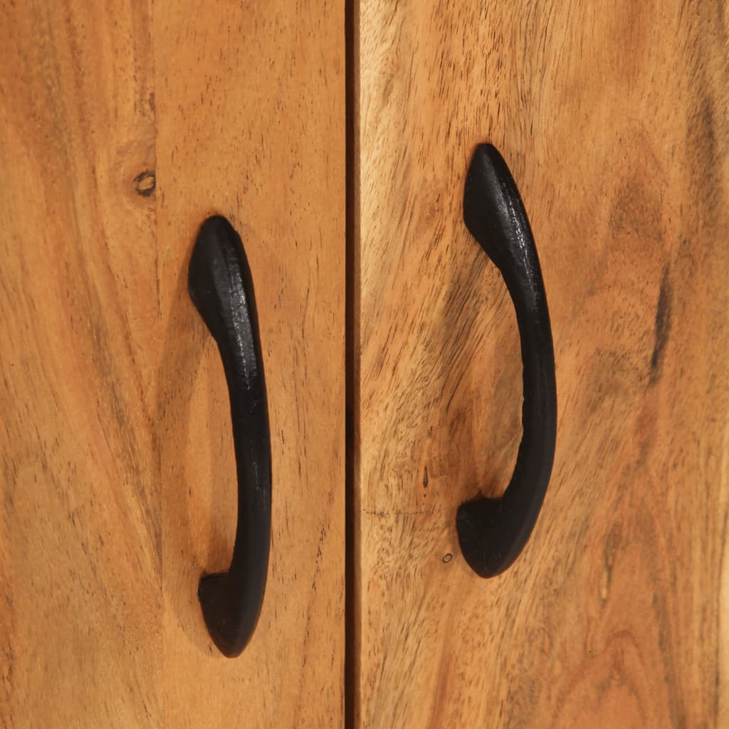 Skänk Trä 55x35x75 cm massivt akaciaträ